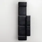 Saphir - Modern modulsoffa med glasbas, tillverkad i Italien Viadurini