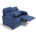 2-sits soffa Gelso, med en vilstol, modern design