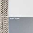 Utomhussoffa i stål Olika storlekar och kuddar medföljer Made in Italy - Bronn Viadurini