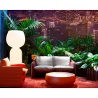 2-sits utesoffa i tyg eller läder - Mara by Slide Viadurini