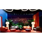 2-sits utesoffa i tyg eller läder - Mara by Slide Viadurini