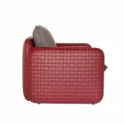 2-sits utesoffa i tyg eller läder - Mara by Slide Viadurini