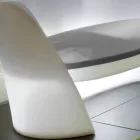 Slide Rap design inomhus polyeten soffa tillverkad i Italien Viadurini