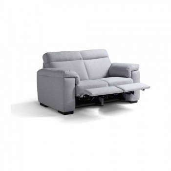 2-sits elektrisk soffa, 2 Lilia elektriska säten, tillverkad i Italien