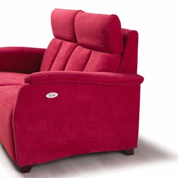 Elektrisk relax soffa 2 stolpar, 2 elektriska stolar Gelso, modern design