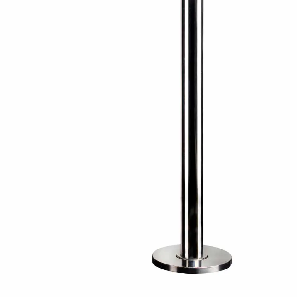 Utedusch med skruvkran i rostfritt stål Made in Italy - Yuki Viadurini