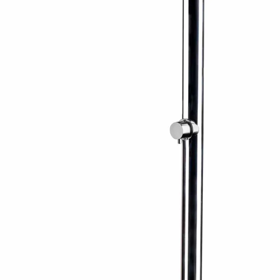 Trädgårdsdusch med inbyggt duschhuvud i rostfritt stål Tillverkad i Italien - Yuki Viadurini