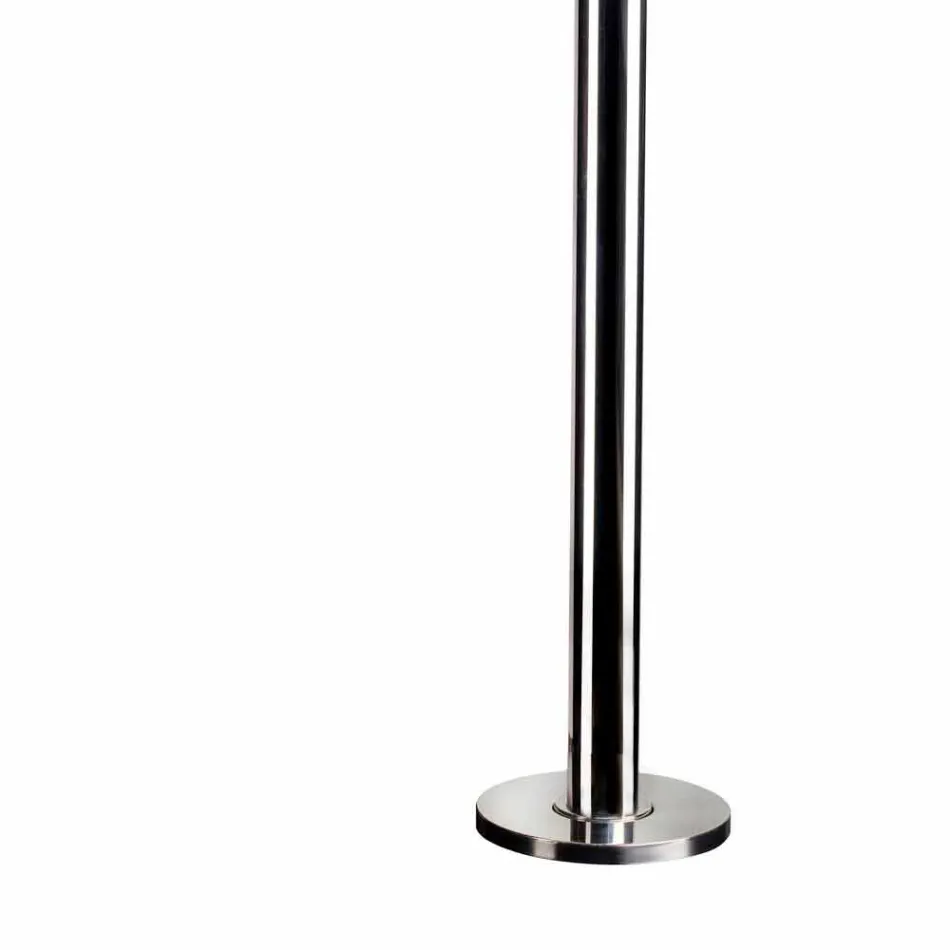 Trädgårdsdusch med inbyggt duschhuvud i rostfritt stål Tillverkad i Italien - Yuki Viadurini