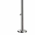 Förkromad rostfritt stål trädgårdsdusch med fottvätt Tillverkad i Italien - Marlen Viadurini