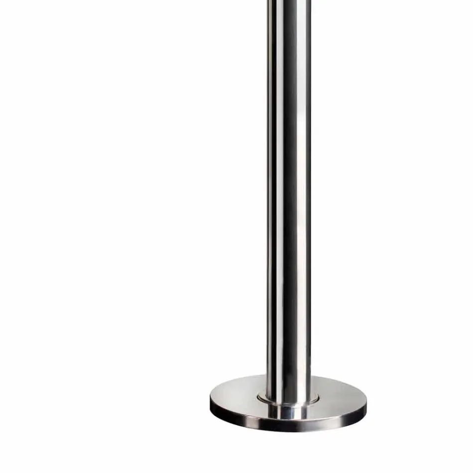 Stålträdgårdsdusch med tidkran tillverkad i Italien - Norton Viadurini