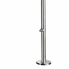 Trädgårdsdusch i förkromat rostfritt stål med fotbricka Tillverkad i Italien - Modeo Viadurini