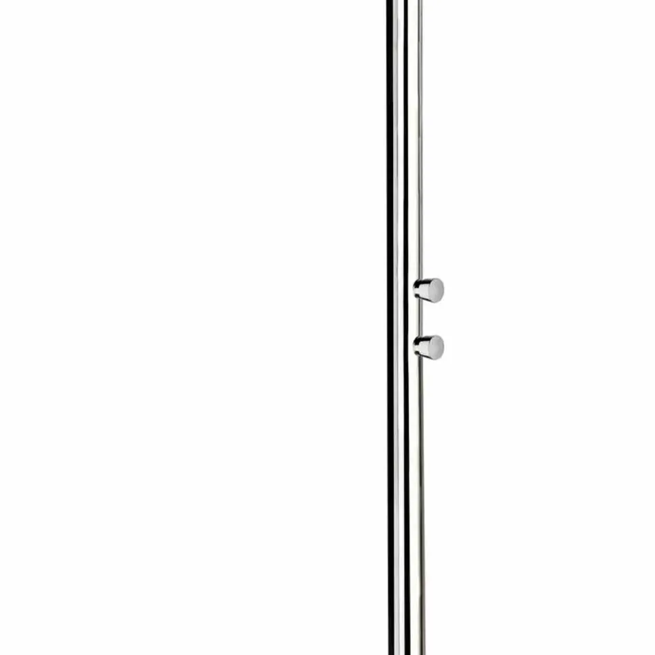 Utomhus ståldusch med fottvätt och tidtagare Made in Italy - Modeo Viadurini