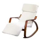 Inomhusgunga av björkträ och tyg - Abissi Viadurini