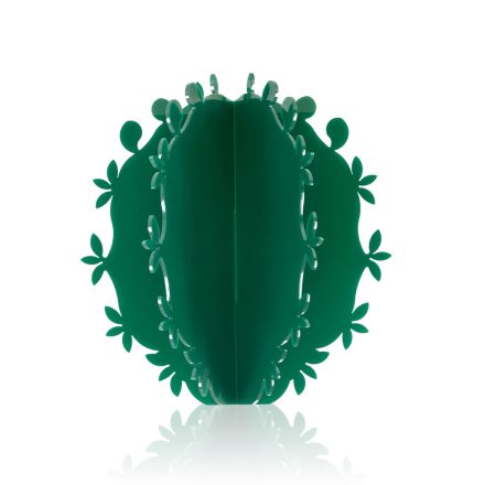 Dekorativt element i plexiglas i form av en kaktus tillverkad i Italien - Woody Viadurini