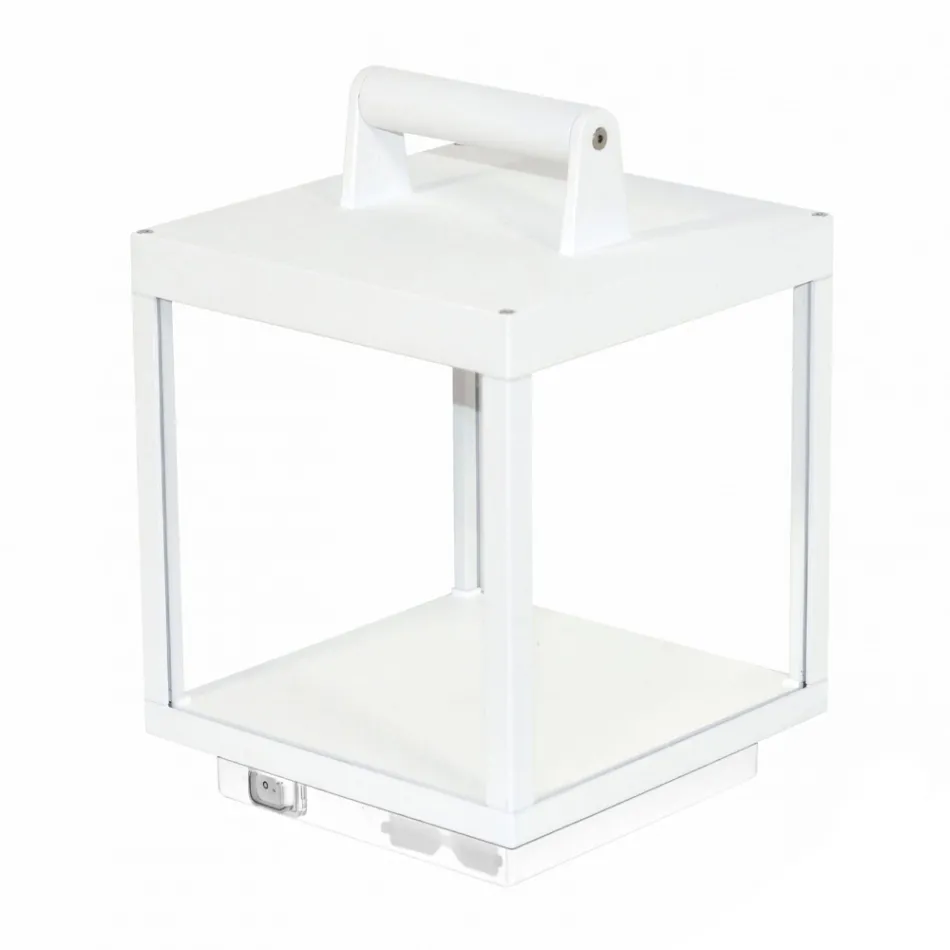 Dekorativ utomhus LED spotlight i vit aluminium eller corten - Bettina Viadurini