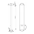 Utomhus Solar Led Spotlight i vit eller matt svart aluminium - Agorio Viadurini