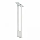 Utomhus Solar Led Spotlight i vit eller matt svart aluminium - Agorio Viadurini