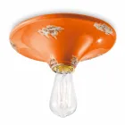 Spotlight från tappning utformad tak keramiska Erica Ferroluce Viadurini