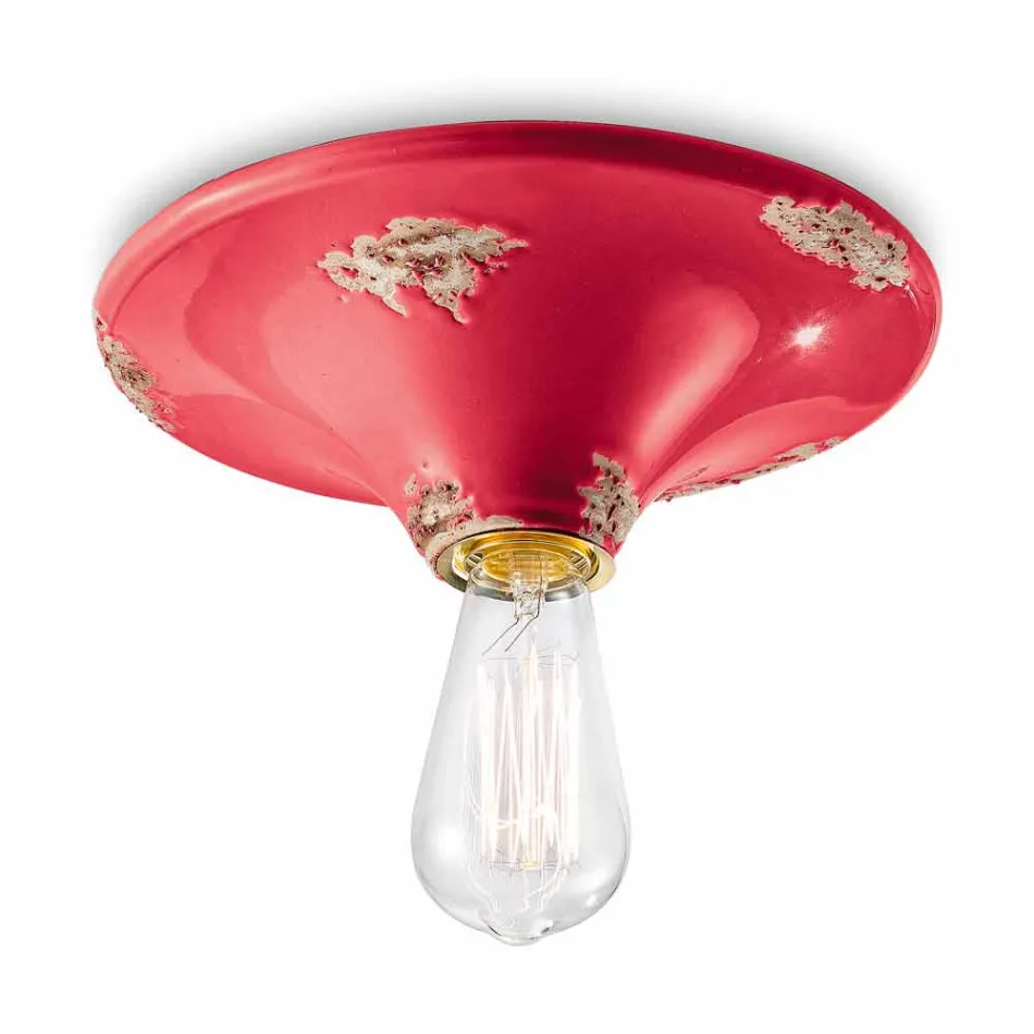 Spotlight från tappning utformad tak keramiska Erica Ferroluce Viadurini