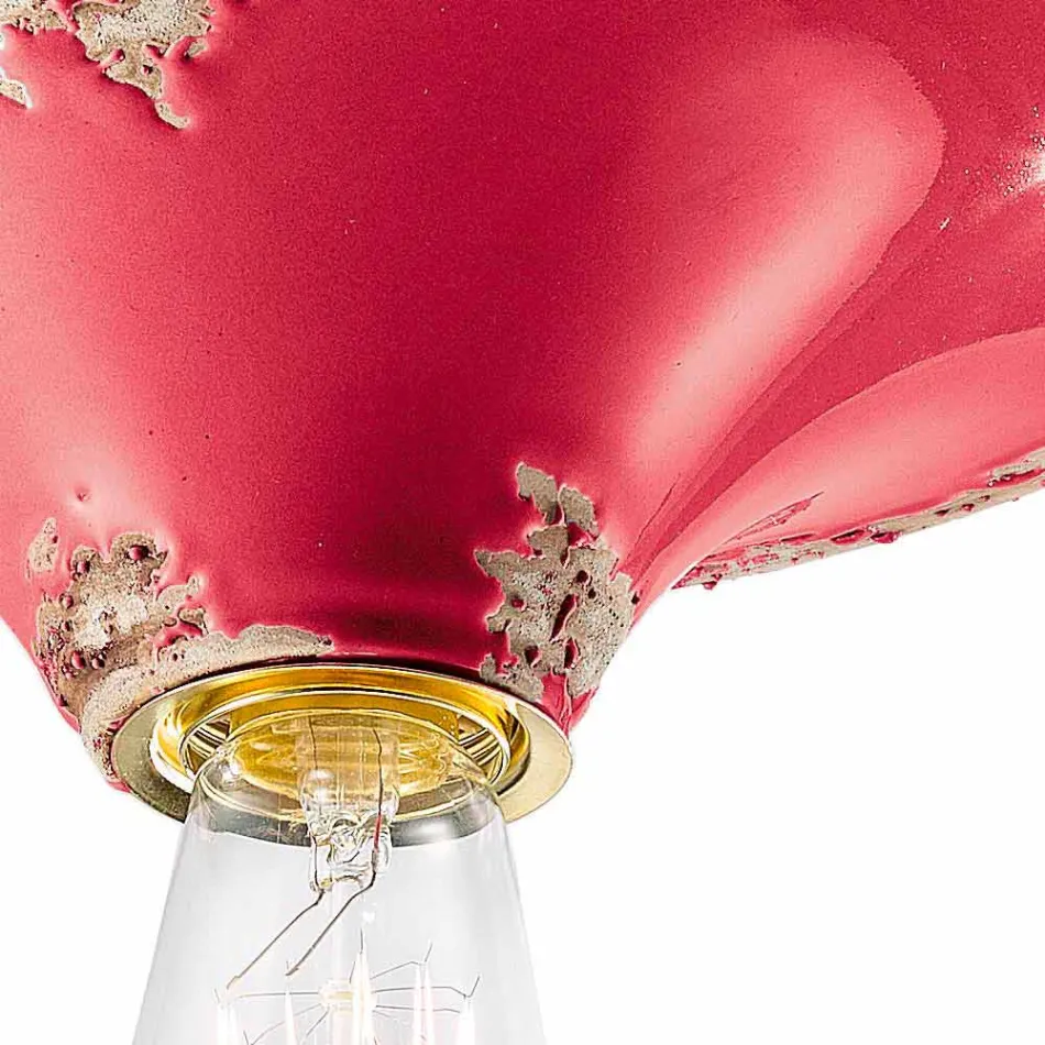 Spotlight från tappning utformad tak keramiska Erica Ferroluce Viadurini