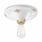 Spotlight från tappning utformad tak keramiska Erica Ferroluce Viadurini