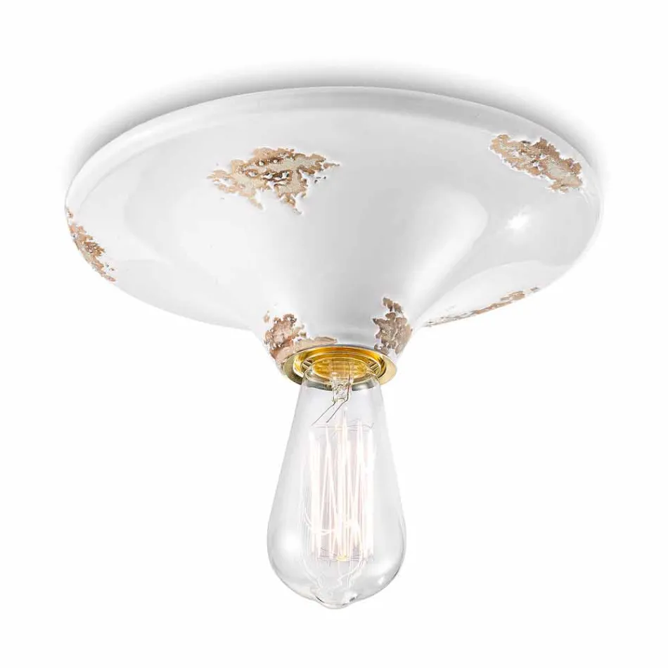 Spotlight från tappning utformad tak keramiska Erica Ferroluce Viadurini