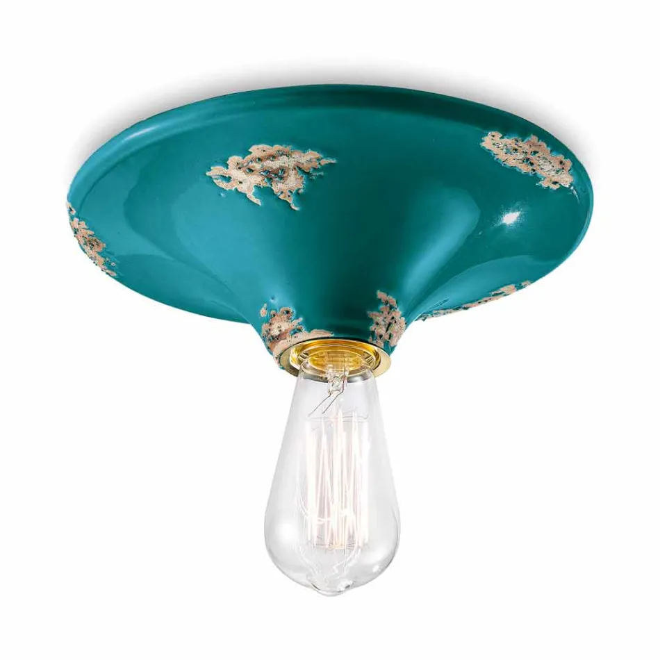 Spotlight från tappning utformad tak keramiska Erica Ferroluce Viadurini