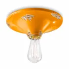 Spotlight från tappning utformad tak keramiska Erica Ferroluce Viadurini