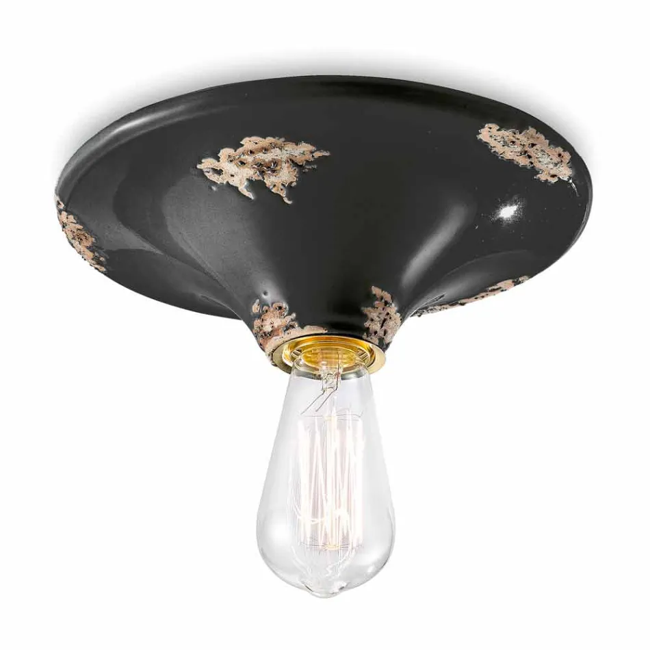 Spotlight från tappning utformad tak keramiska Erica Ferroluce Viadurini