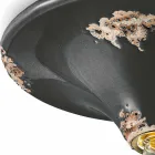 Spotlight från tappning utformad tak keramiska Erica Ferroluce Viadurini