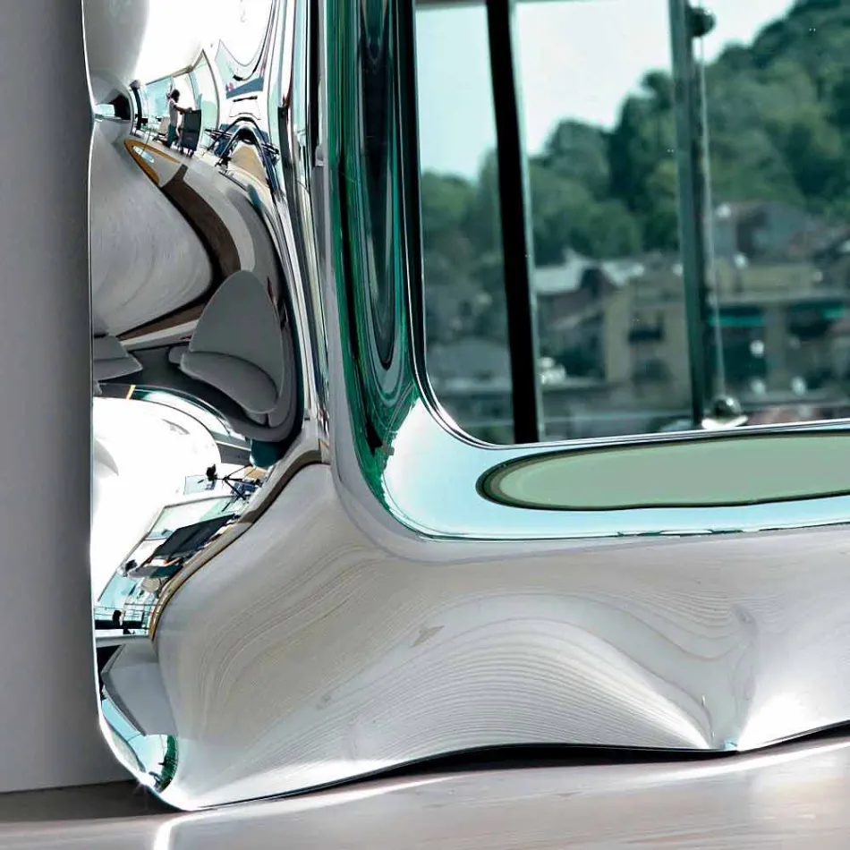 Fiam Italia Dorian golv- / väggspegel 202x105cm tillverkad i Italien Viadurini