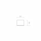 Rund / rektangulär trädgårdsplanter i stål tillverkad i Italien - Philly Viadurini