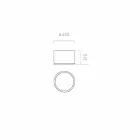 Rund / rektangulär trädgårdsplanter i stål tillverkad i Italien - Philly Viadurini