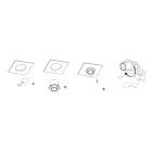 Fotoprojektor Justerbar Led Taklampa i Aluminium 4 Delar - Etruskisk Viadurini