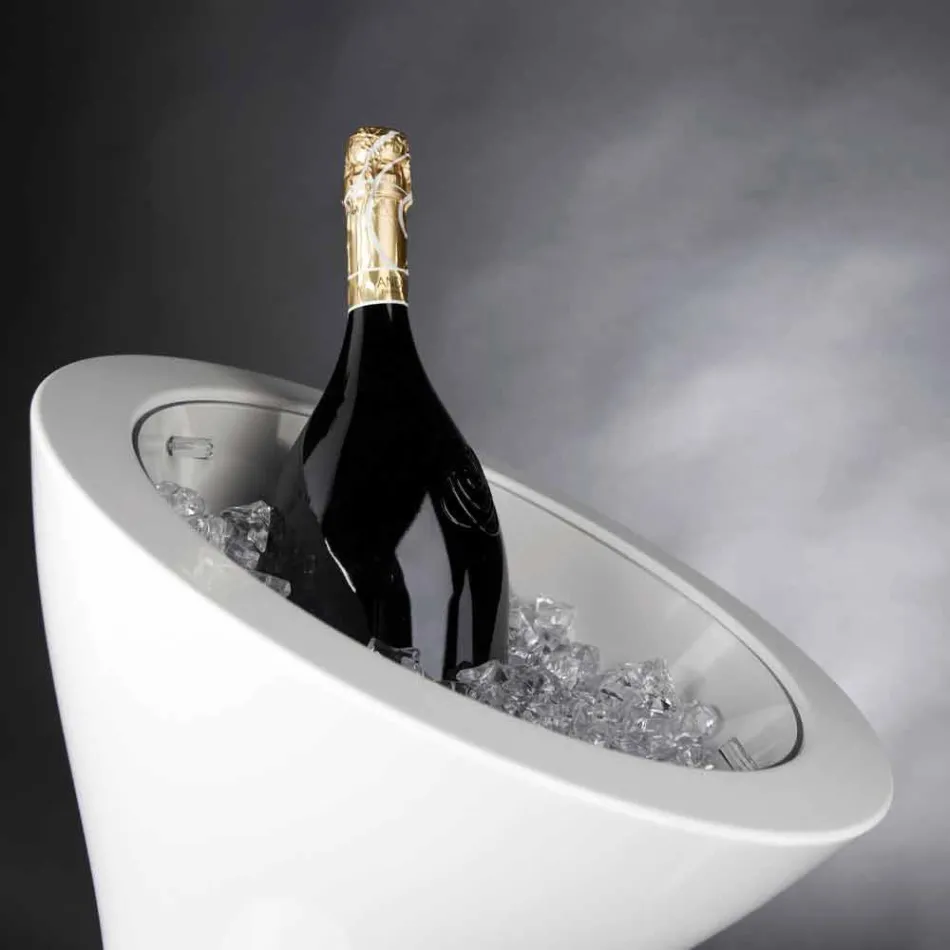 Golv Frappeuse i vit polyeten Tillverkad i Italien - Bratislava Viadurini