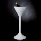 Golv Frappeuse i vit polyeten Tillverkad i Italien - Bratislava Viadurini