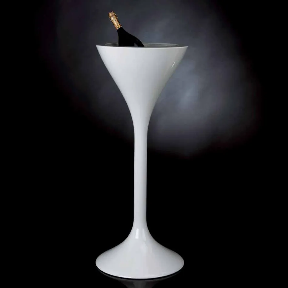 Golv Frappeuse i vit polyeten Tillverkad i Italien - Bratislava Viadurini