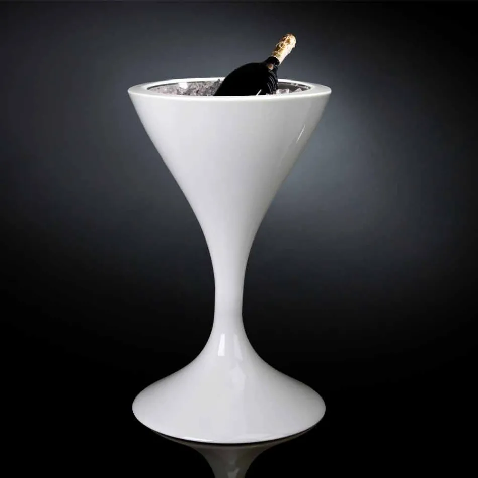 Golv Frappeuse i vit polyeten Tillverkad i Italien - Bratislava Viadurini