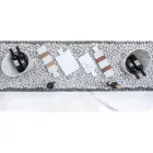 Vin- eller champagneglacett i vit Carrara-marmor tillverkad i Italien - Ciotti Viadurini