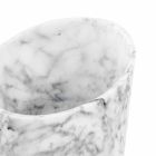 Vin- eller champagneglacett i vit Carrara-marmor tillverkad i Italien - Ciotti Viadurini