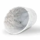 Vin- eller champagneglacett i vit Carrara-marmor tillverkad i Italien - Ciotti Viadurini