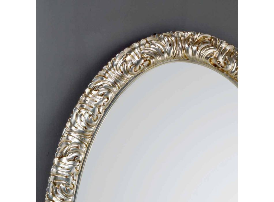 Stora ovala spegel från golvet / väggen Livet, 114x190 cm Viadurini
