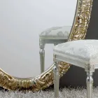 Stora ovala spegel från golvet / väggen Livet, 114x190 cm Viadurini