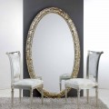 Stora ovala spegel från golvet / väggen Livet, 114x190 cm