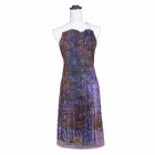 Handgjord förkläde Handgjord tryck enstaka i bomull - märken Viadurini