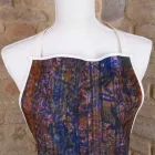 Handgjord förkläde Handgjord tryck enstaka i bomull - märken Viadurini