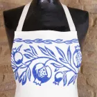 Italienska handgjorda linneförkläde One Piece - Varumärken Viadurini