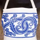 Italienska handgjorda linneförkläde One Piece - Varumärken Viadurini