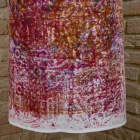 Italienska handgjorda förkläde i bomull med manuellt konsttryck - märken Viadurini