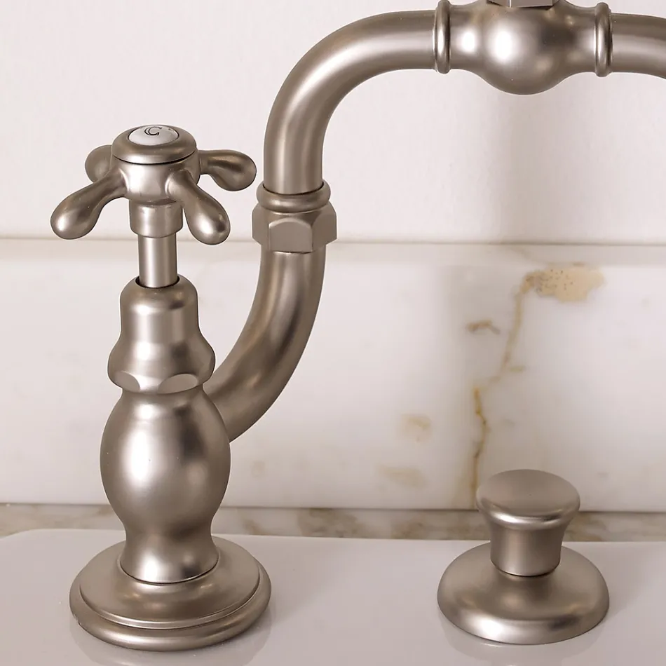 Vintage Mixer Group för Bridge Basin i Mässing Made in Italy - Klarisa Viadurini